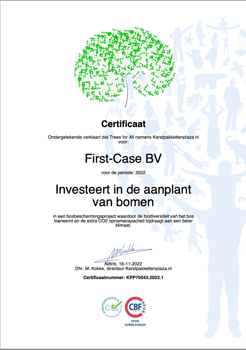 Investeert in de aanplant van bomen